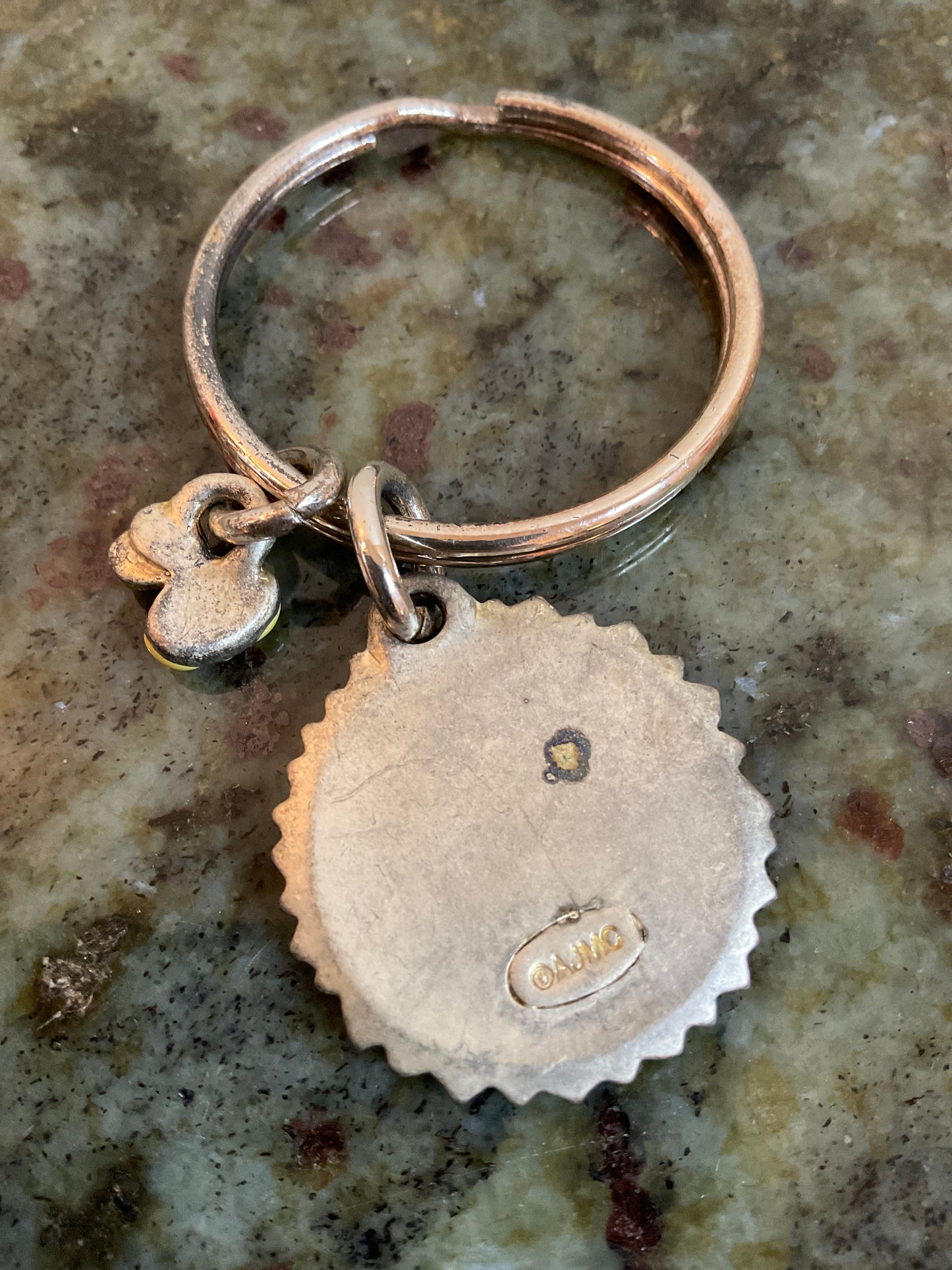 Vintage AJMC Grandma/Bee Keychain
