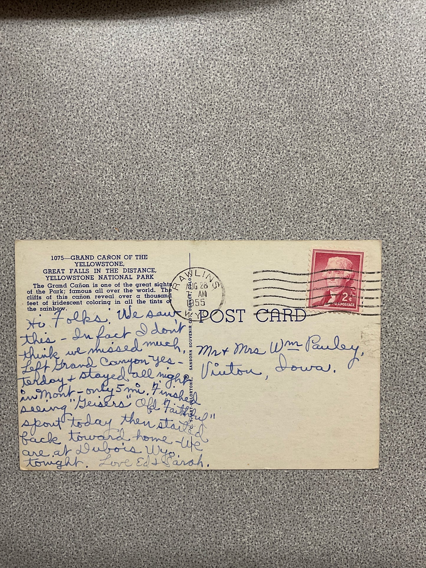 Vintage Postcard