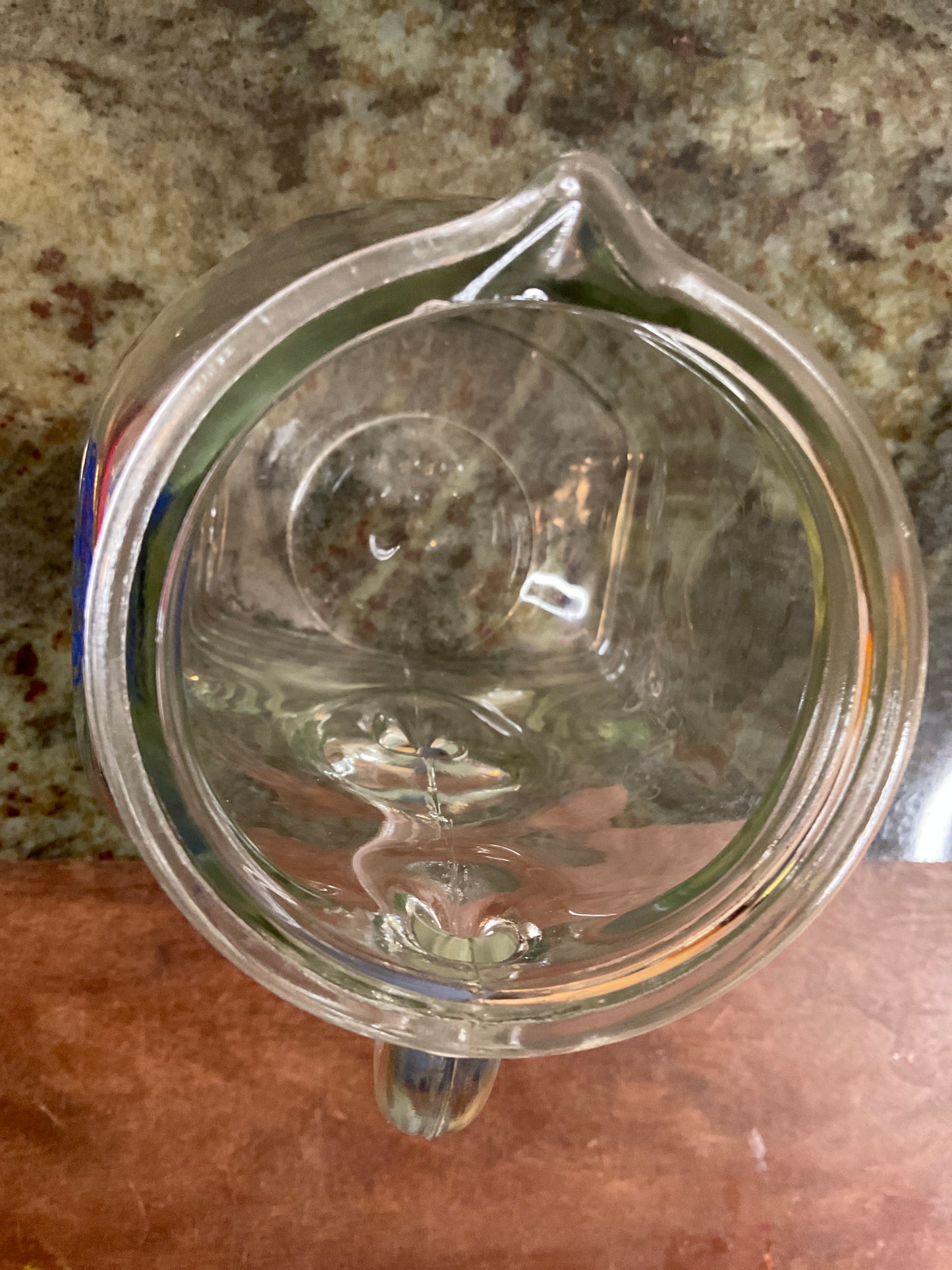 Vintage Stork Glass Baby Formula Measuring Pitcher