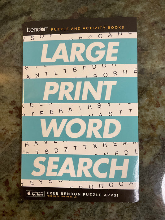 Large Print Word Search