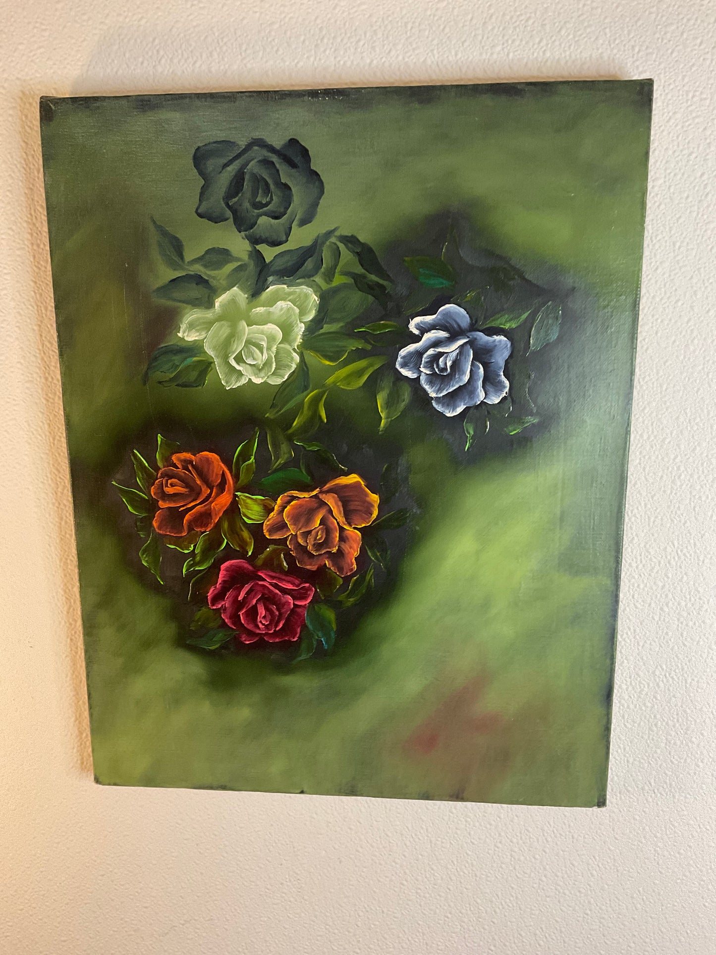 Vintage Rose Canvas Picture