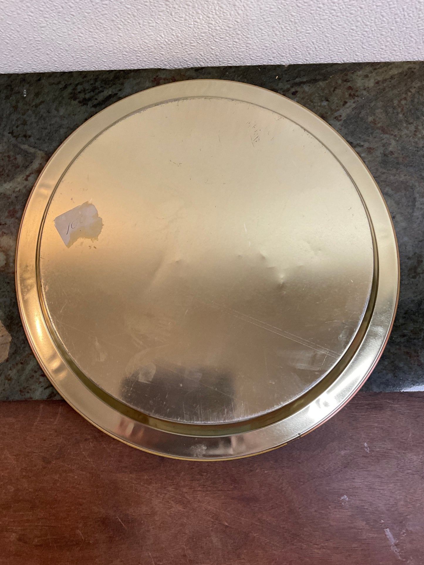 Victorian Christmas/New Year Tin Tray