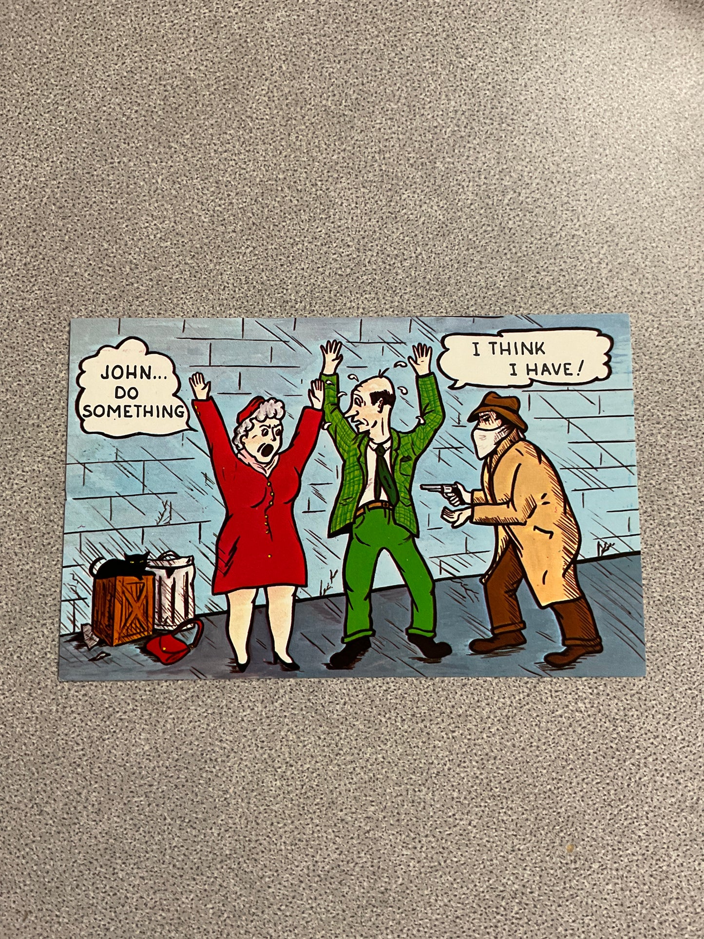 Vintage Postcard “John Do Something…”