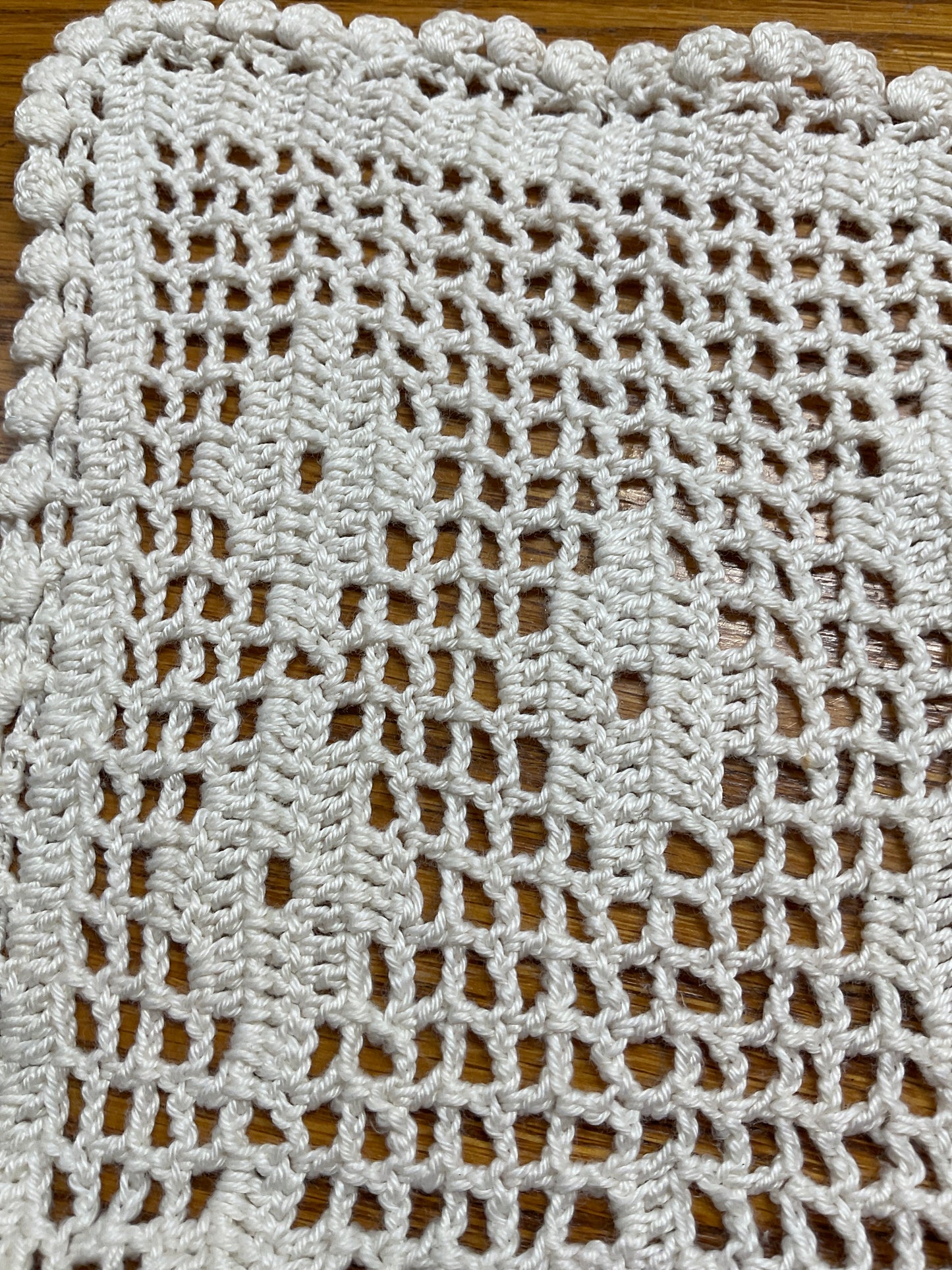 Square Crotched Doily 12 X 12
