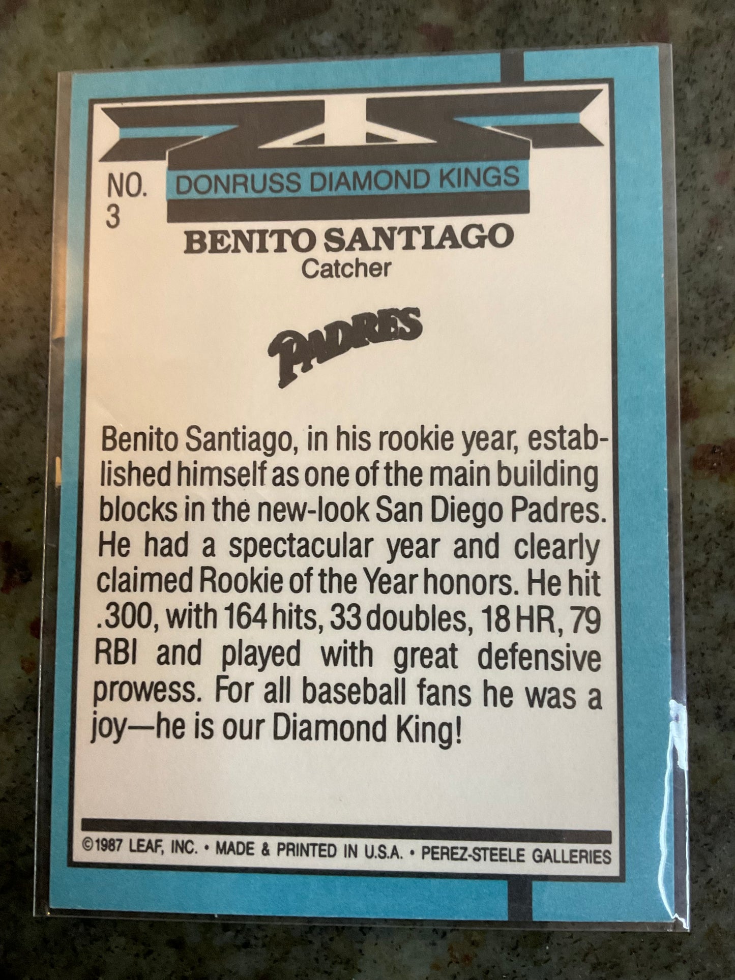 Benito Santiago Padres