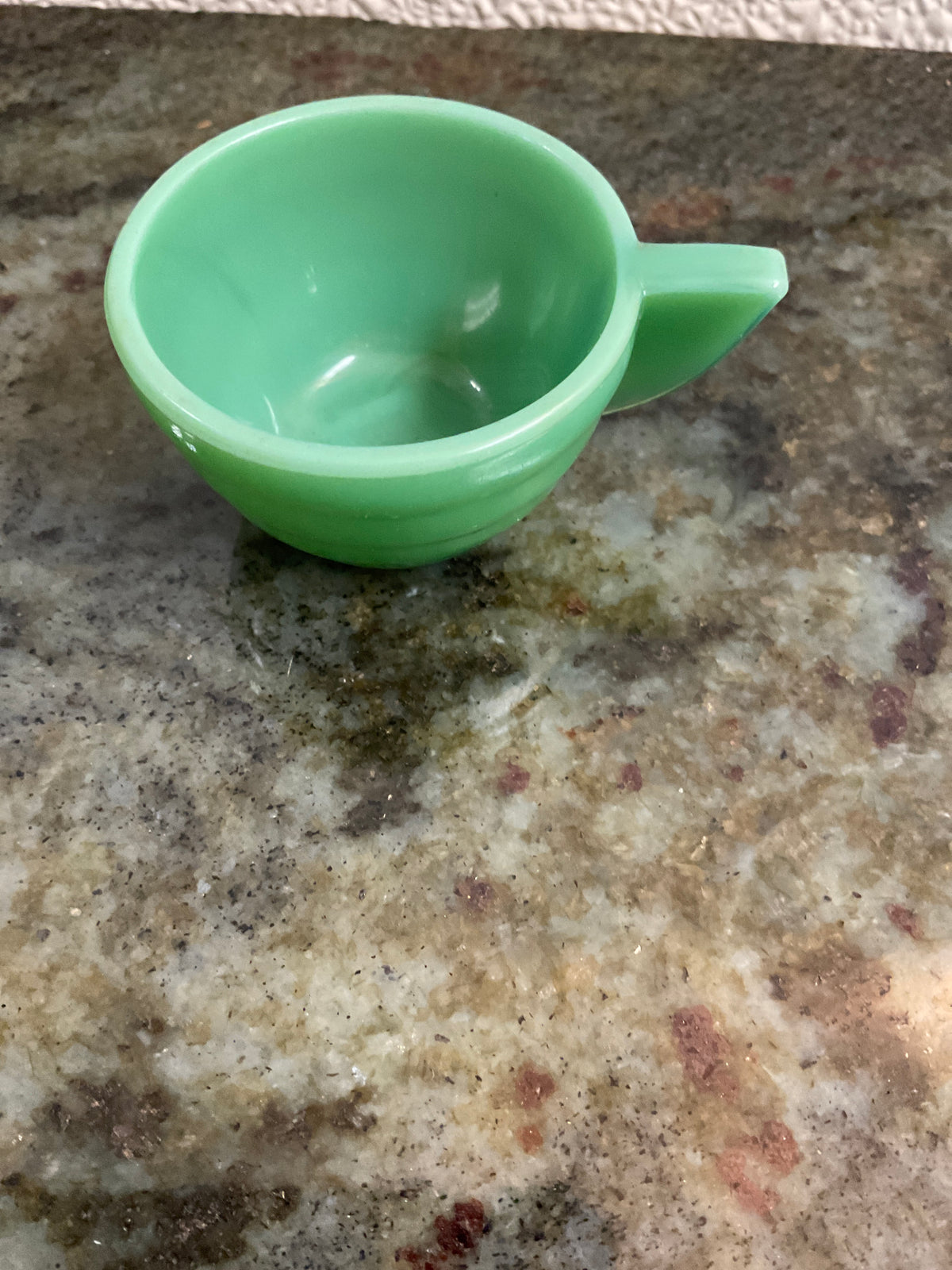 Child’s Jadite Tea Cup and Saucer