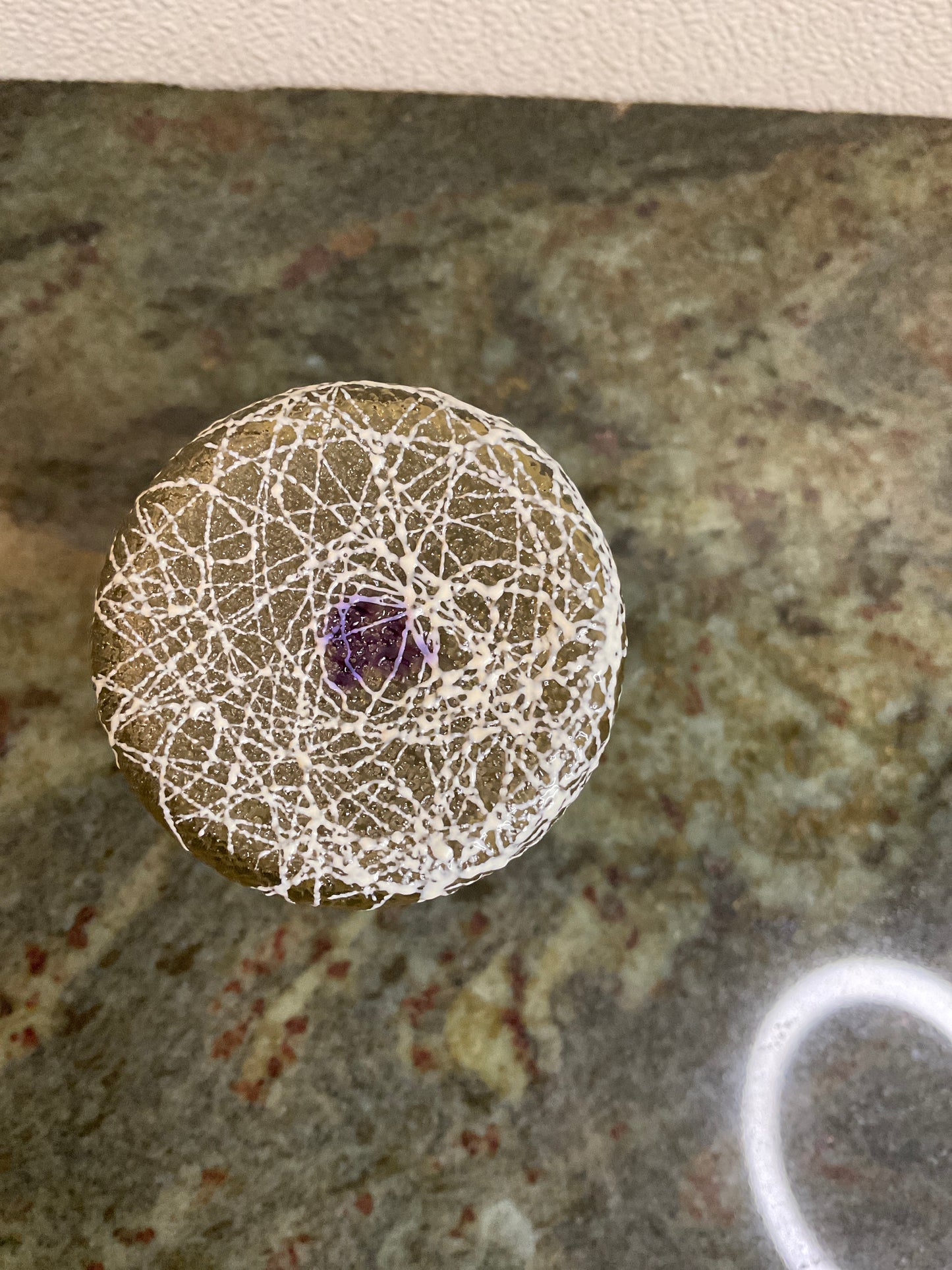 Vintage rubber glass