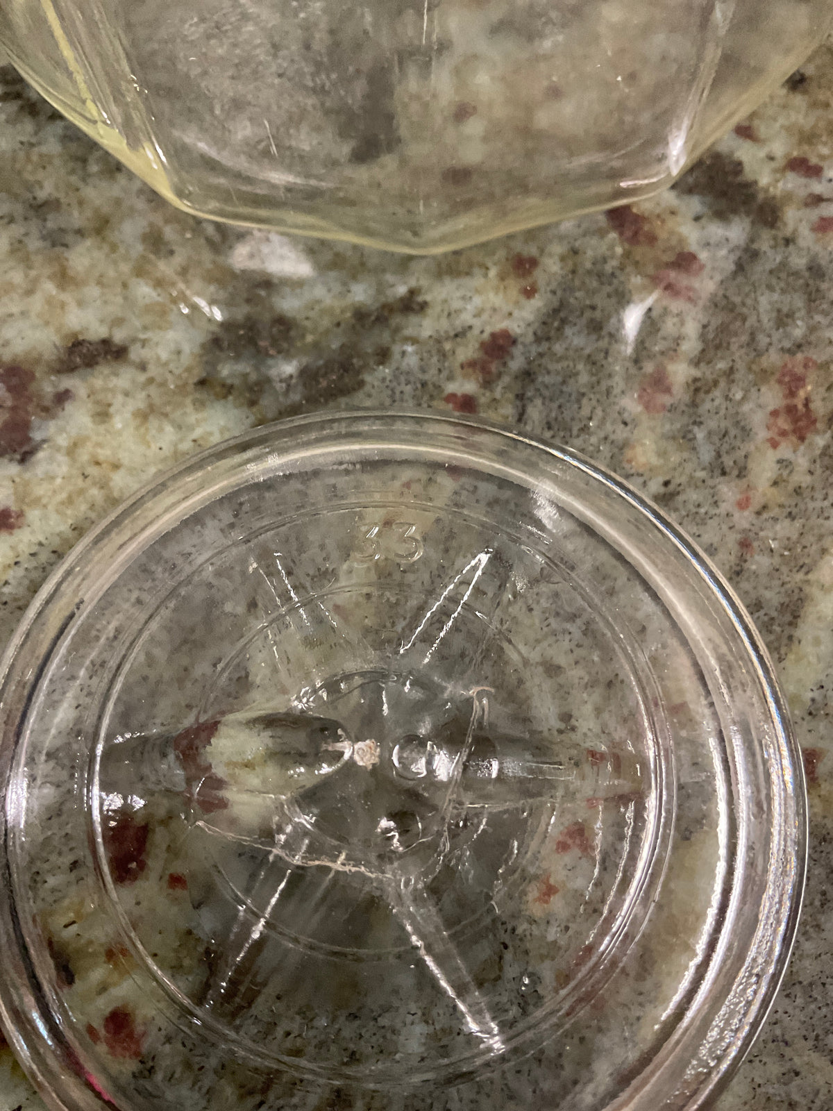 Anchor Hocking Clear Ribbed Glass Jar