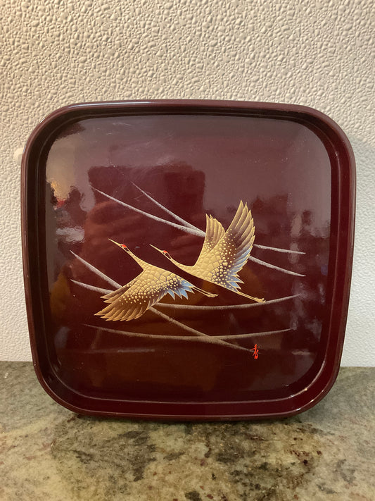 Vintage Japanese Lacquer Tray