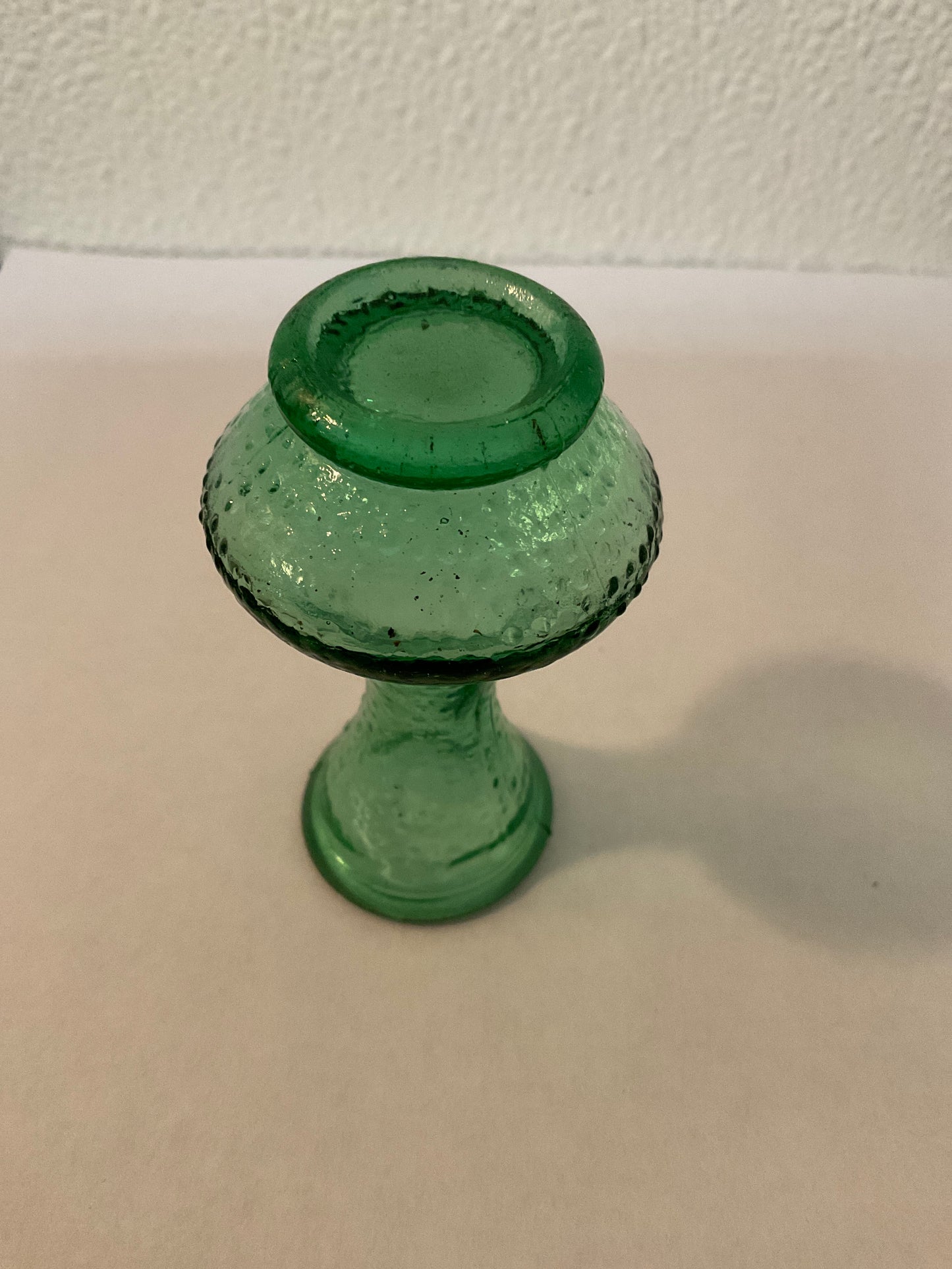 Small Green Glass Vase