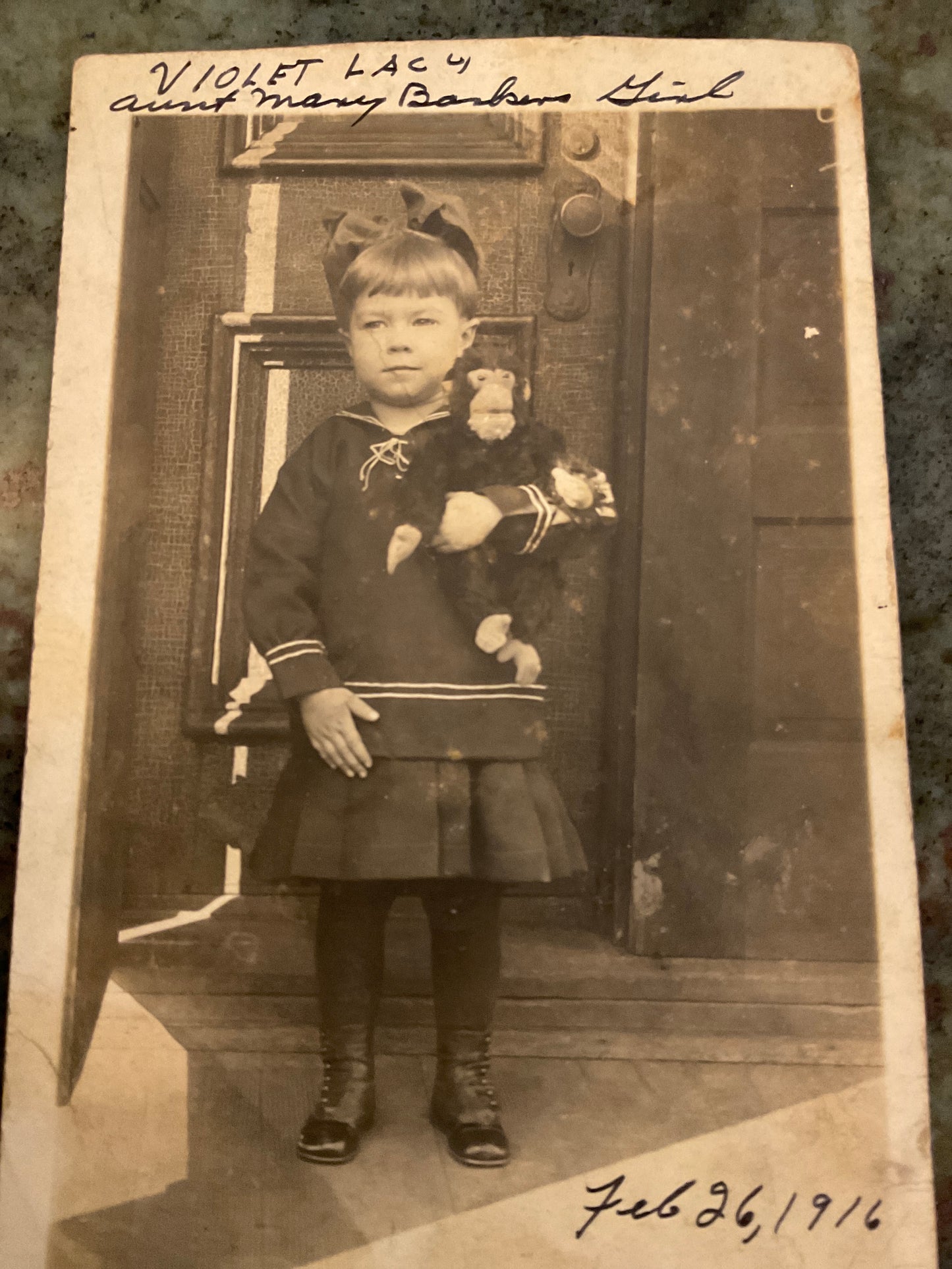 Antique Photograph Child in Sailor Suit
