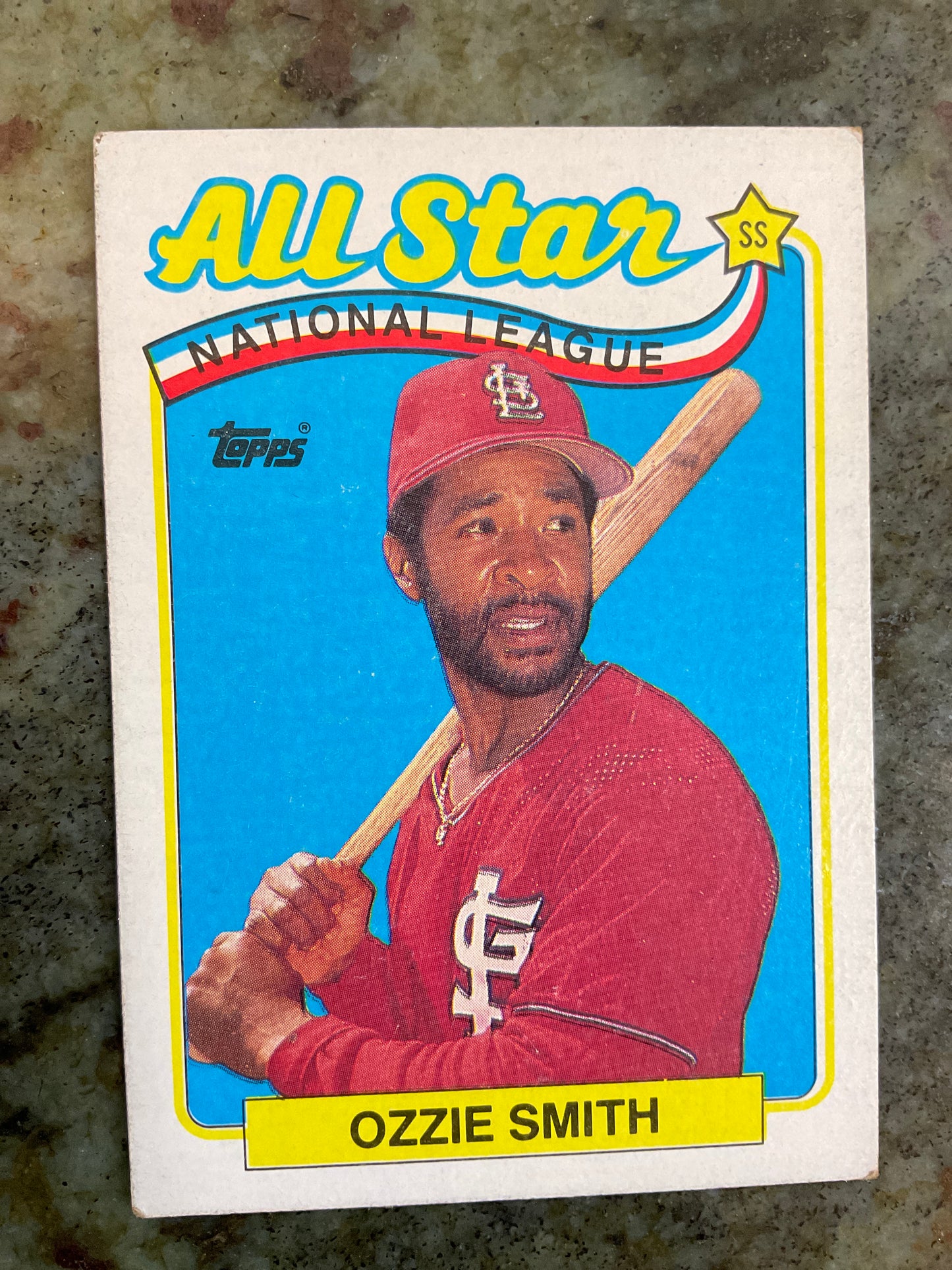 Ozzie Smith 1989 All Star Baseball Card