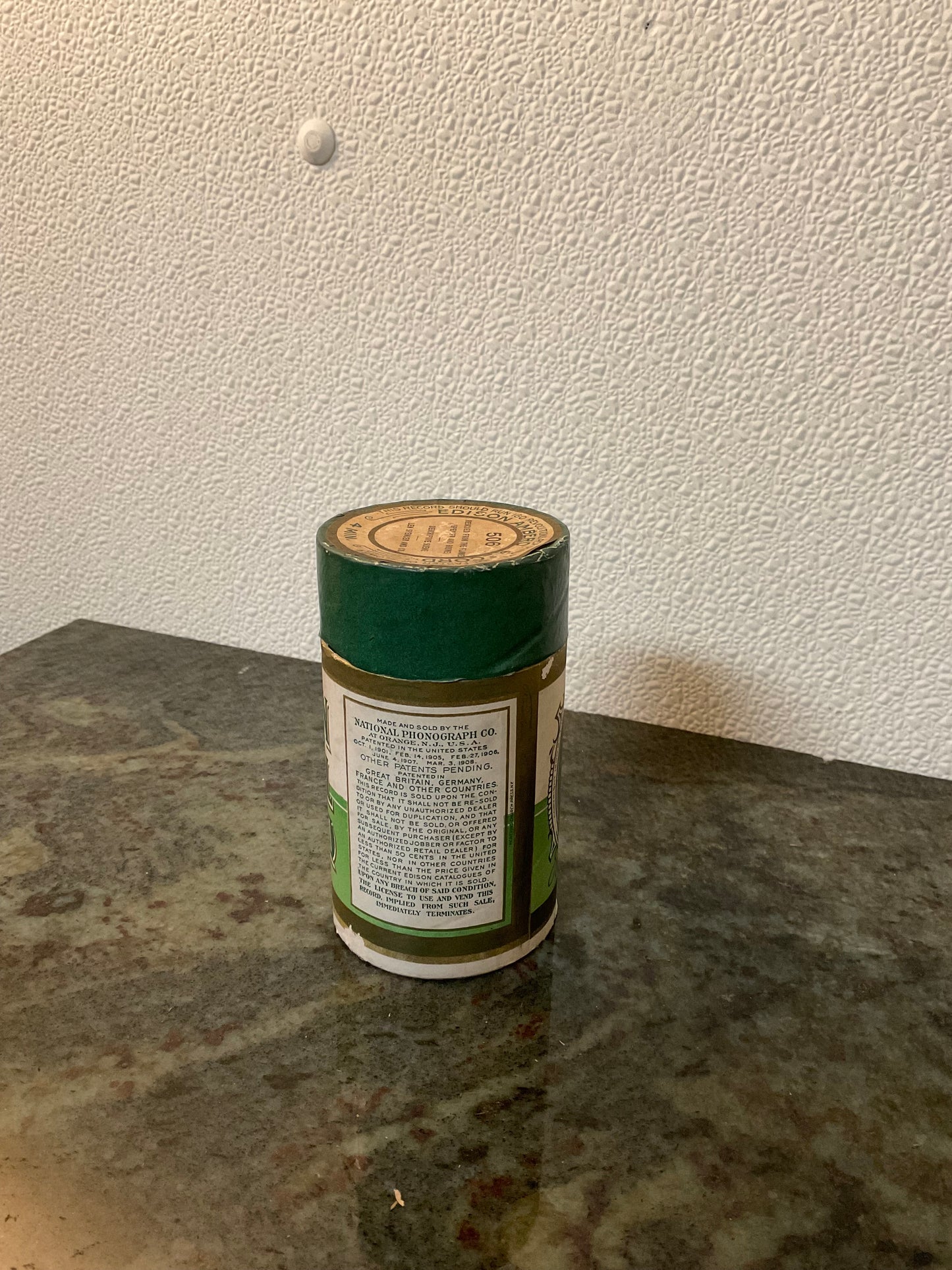 Edison Phonograph Cylinder