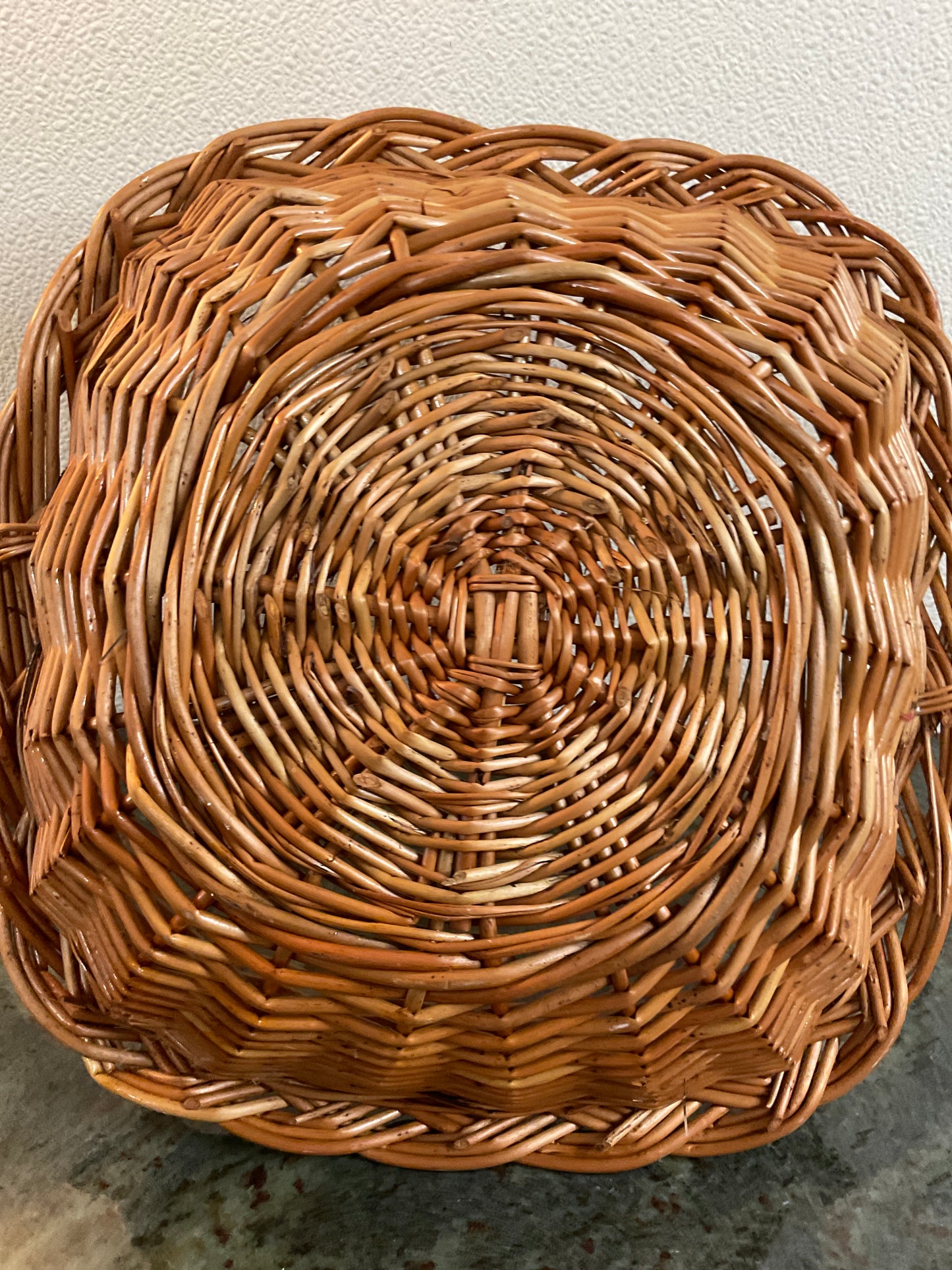 Wicker Gathering Basket
