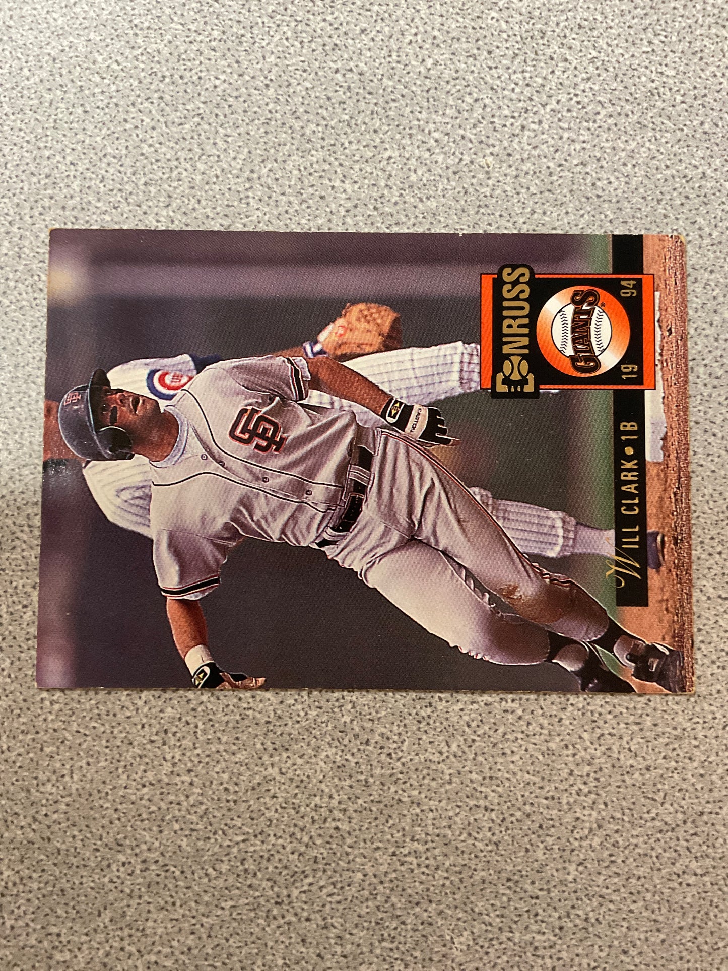 Baseball Card Will Clark