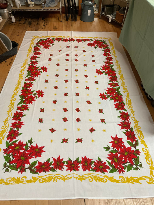 Poinsettia Tablecloth