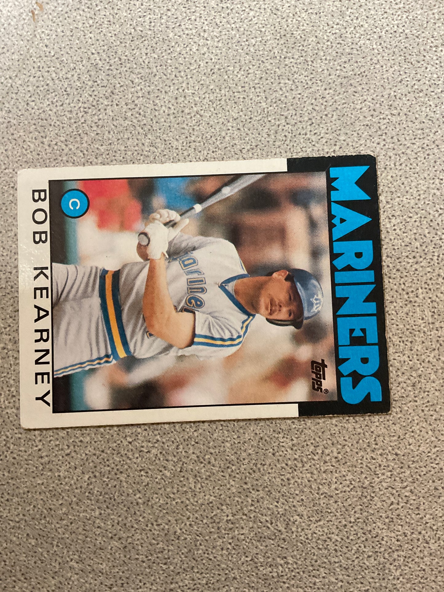 Baseball Card Bob Kearney