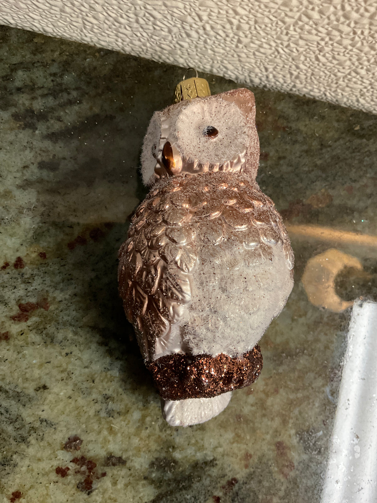 Sparkly Owl Ornaments