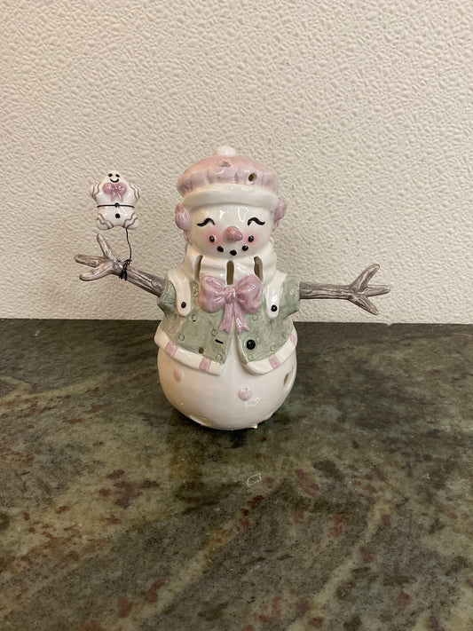 The Grand Snowman Sweetie Tea Candle Holder