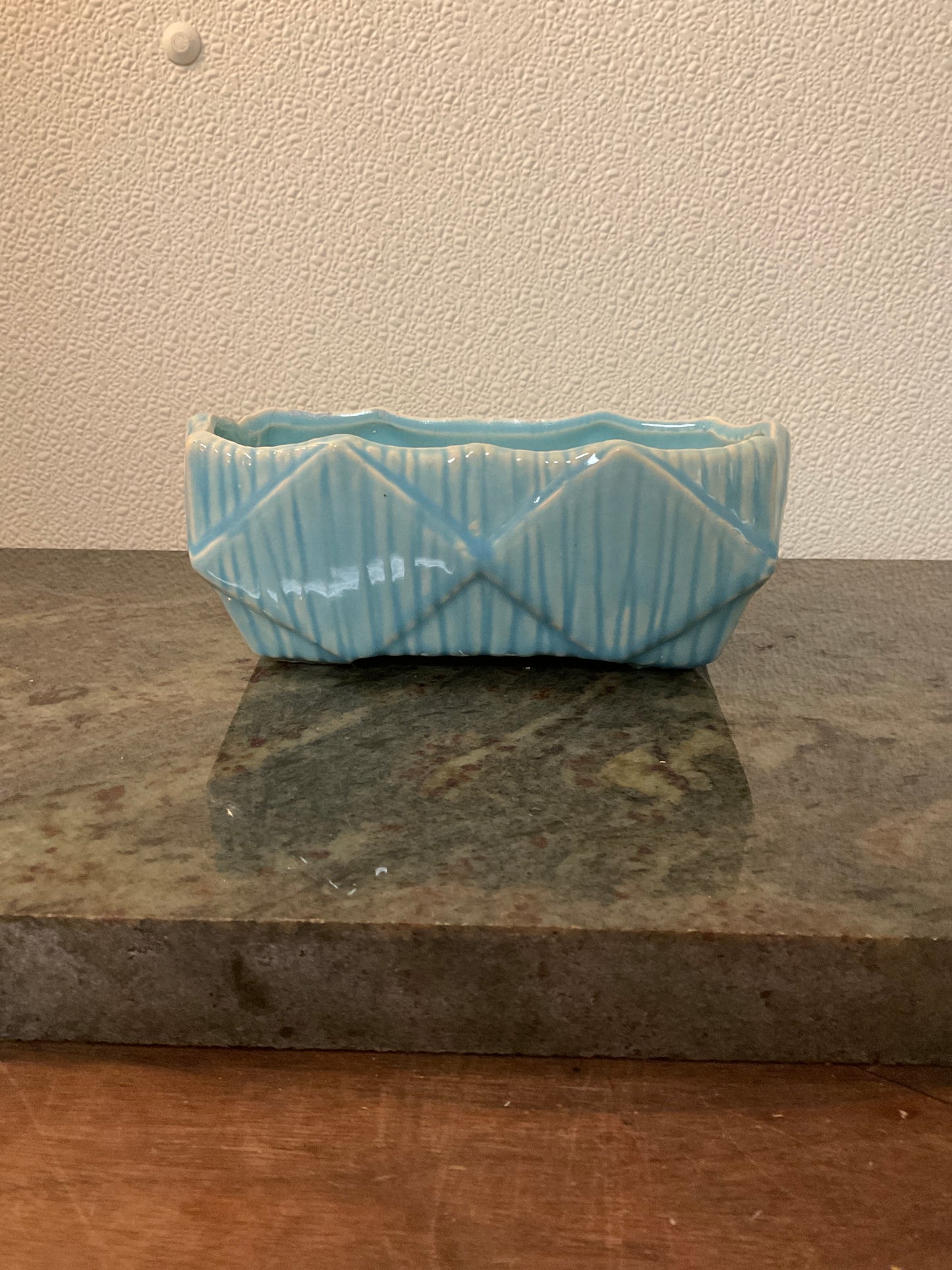 1940’s McCoy Aqua Pottery Planter