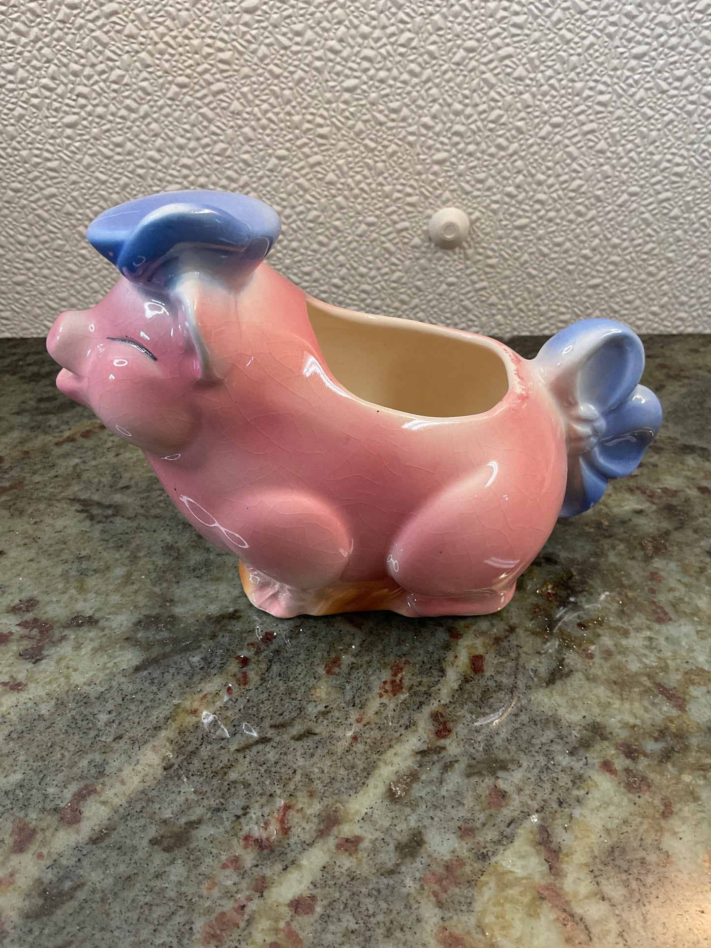 Vintage Spaulding Pig with Hat Creamer