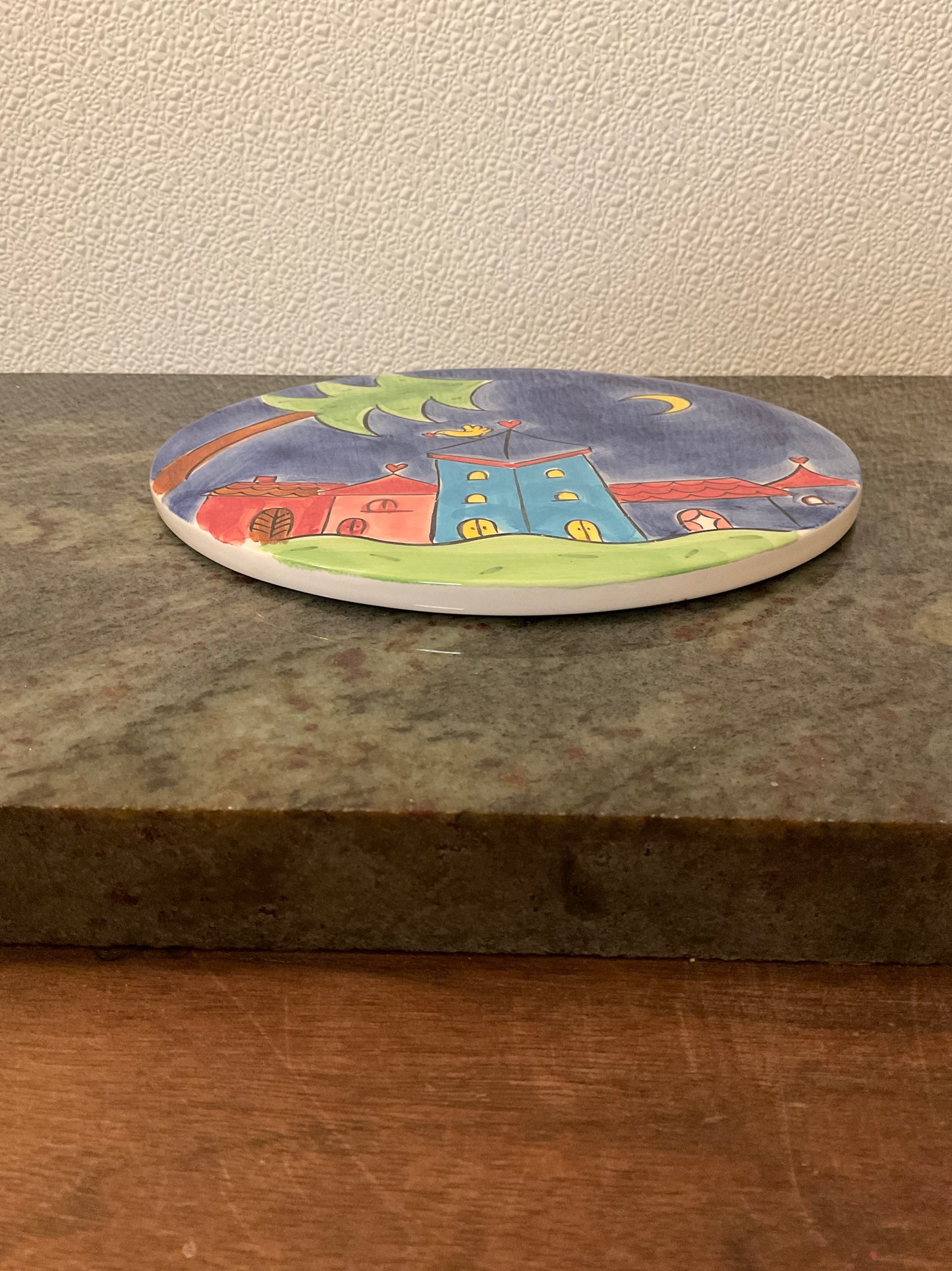 Clay Painted Large Coaster
