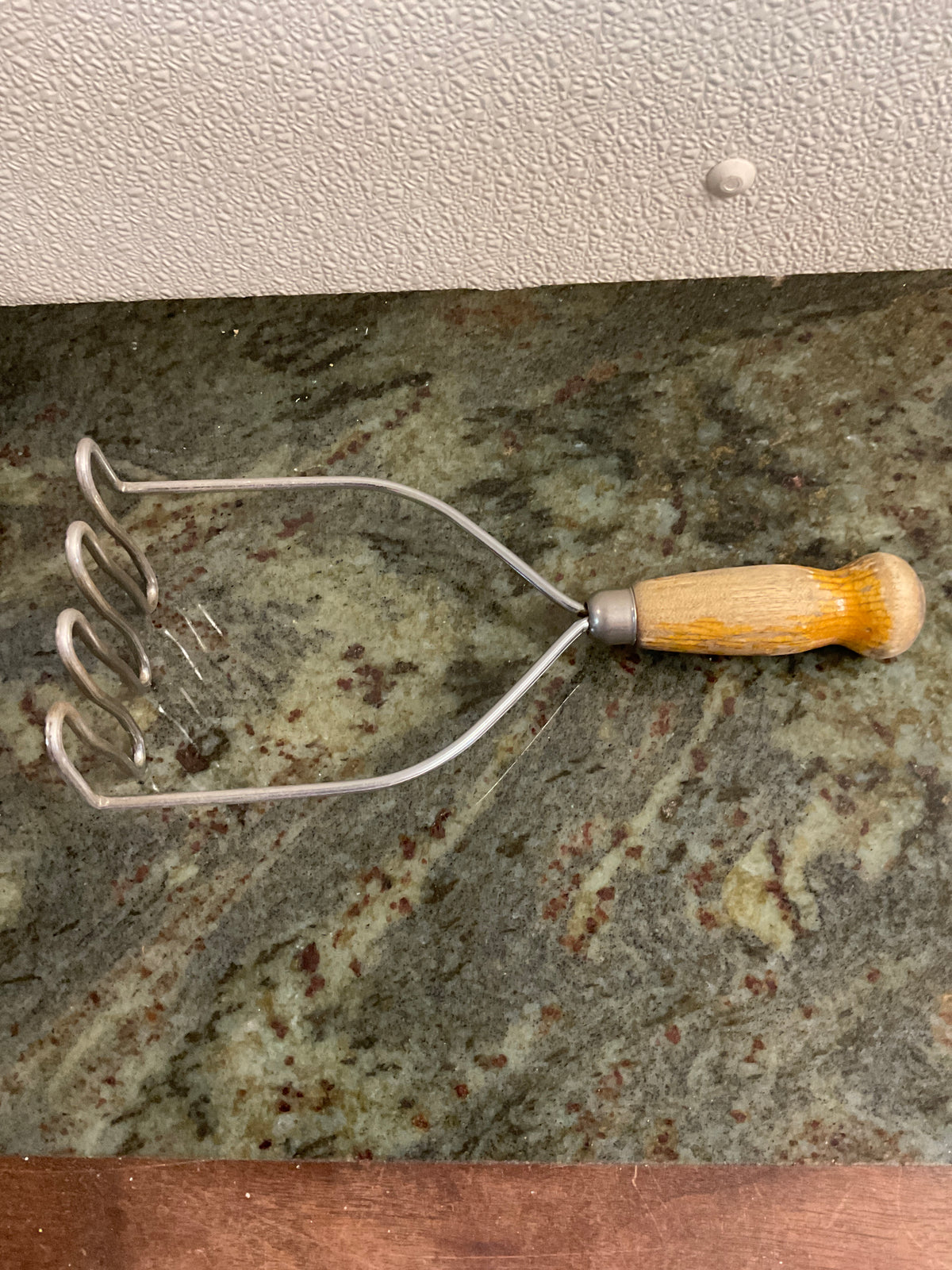 Vintage Wood Handle Potato Masher