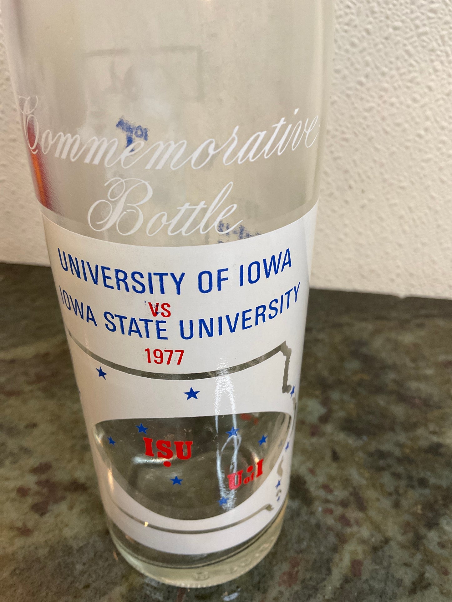 Vintage 1977 Commemorative Pepsi- Cola Bottle