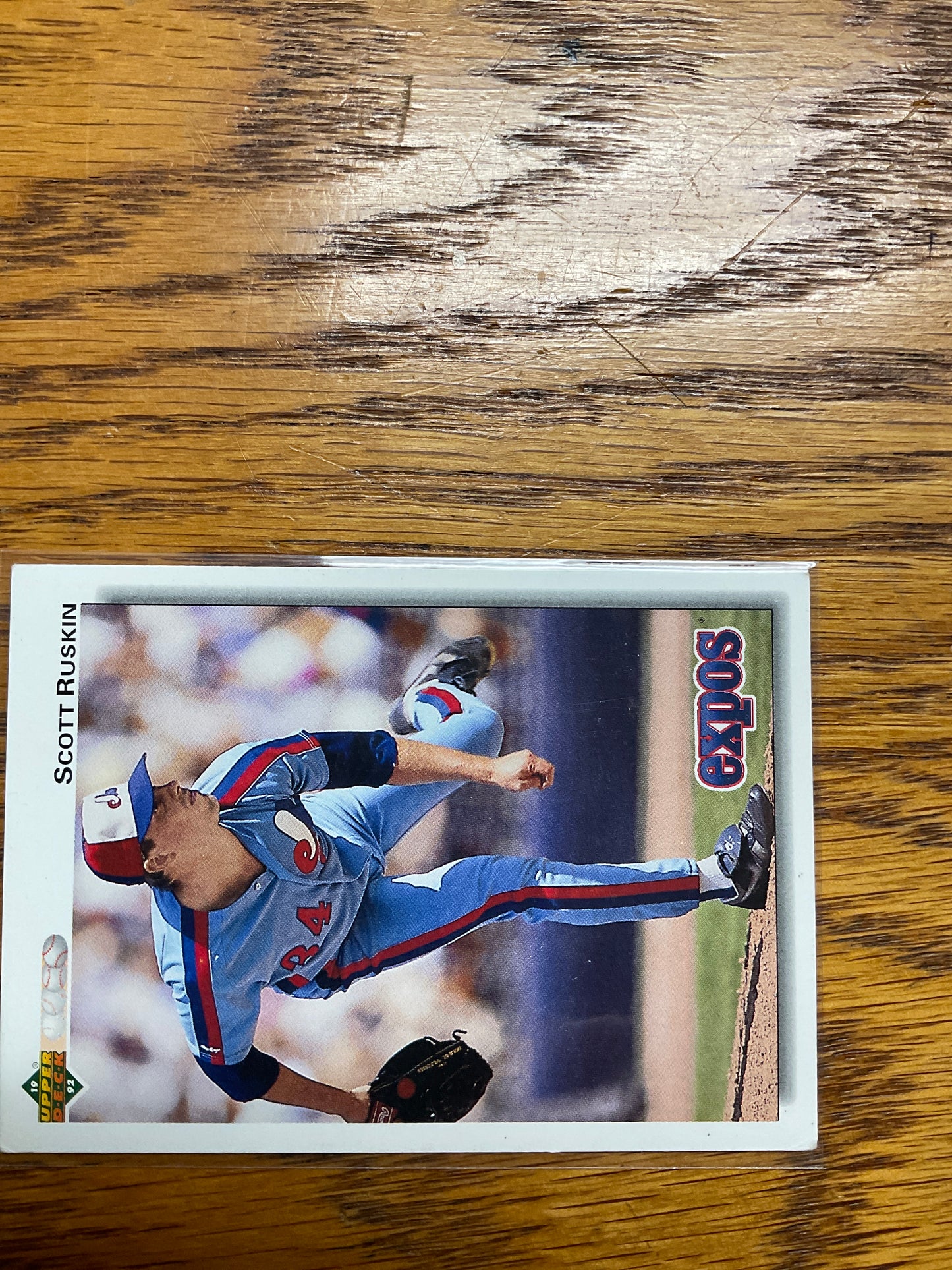 Baseball Card Scott Ruskin