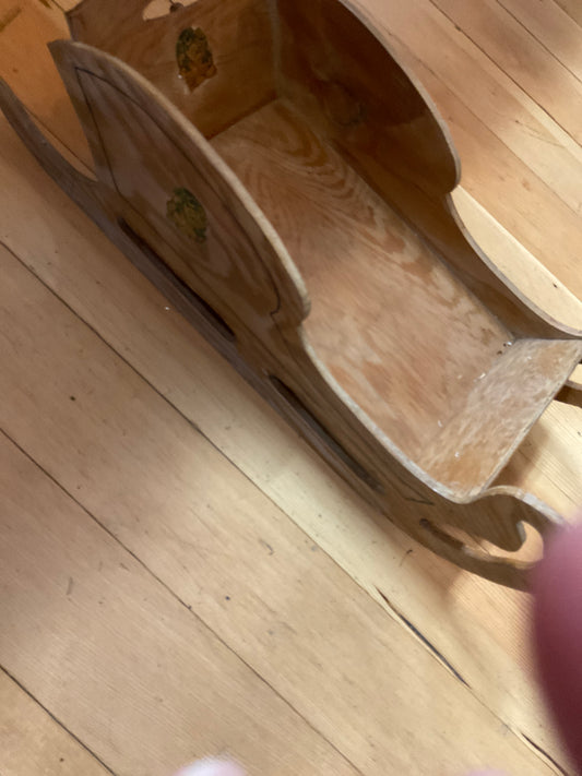 Vintage Wooden sleigh