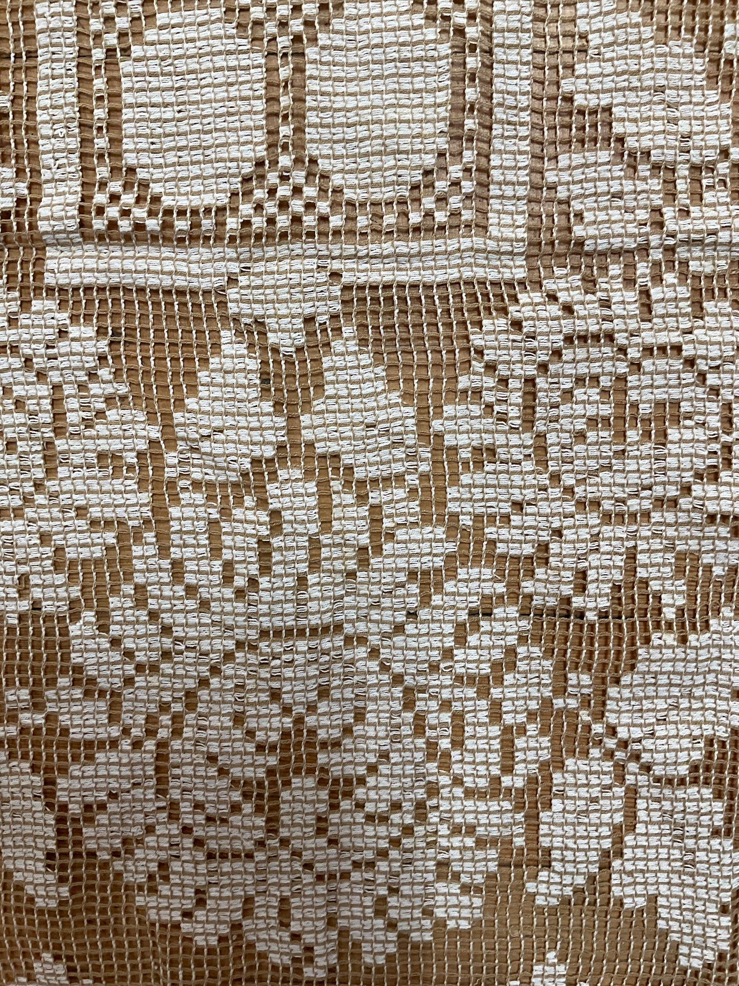 Filet Crochet Table Runner 48” x 15”