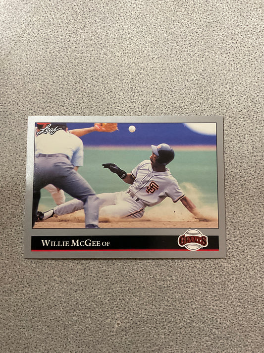 Baseball Card Willie McGee