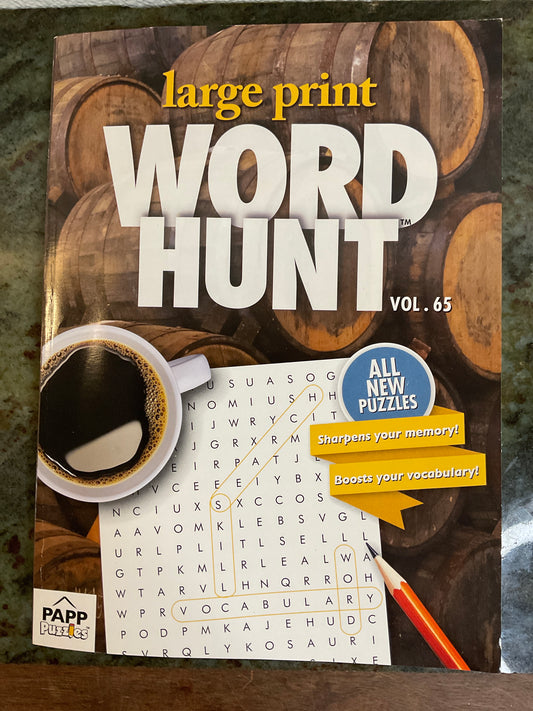 Large Print Word Hunt