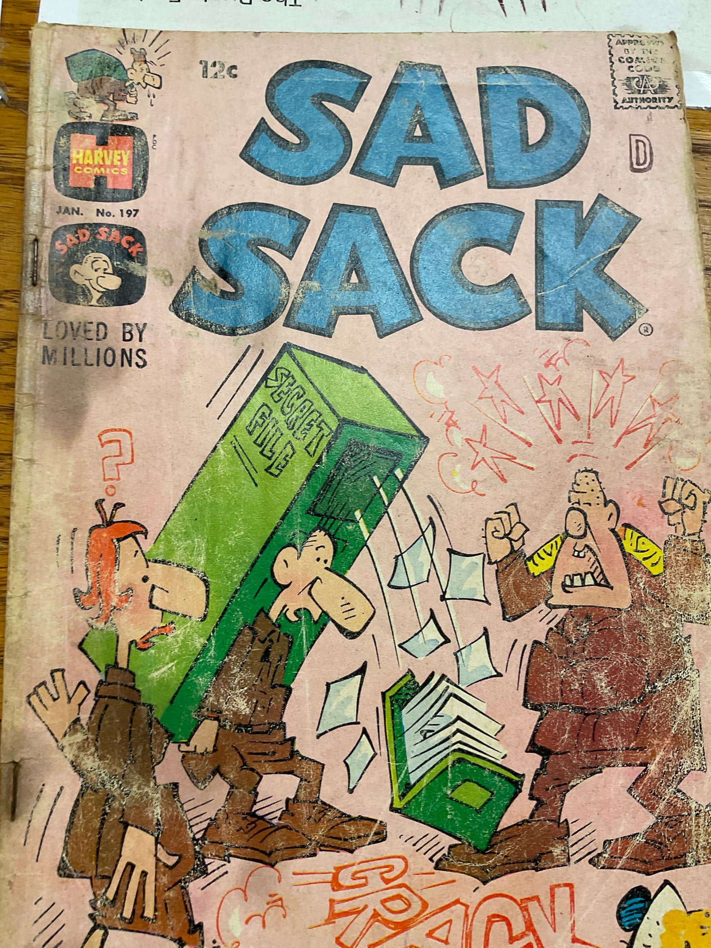 Comic Book Sad Sack #197