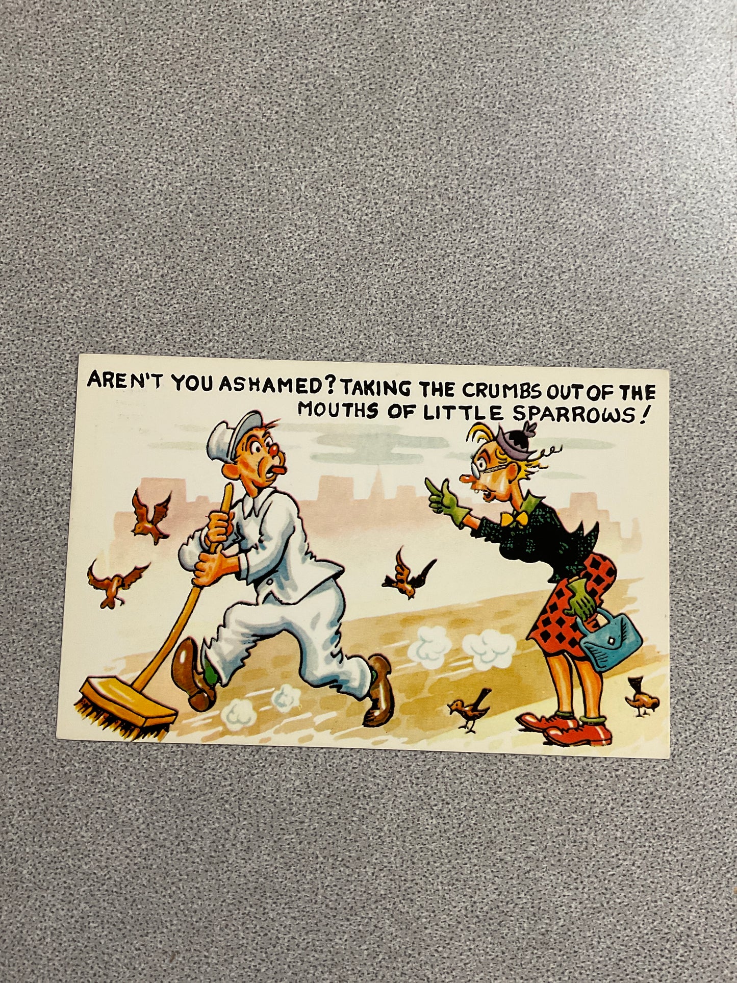 Vintage Post Card “Aren’t You Ashamed…”