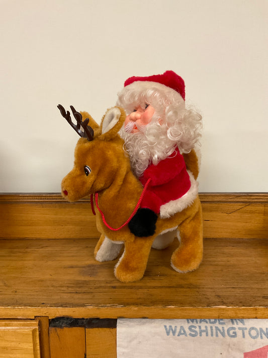 1985 Santa on Reindeer