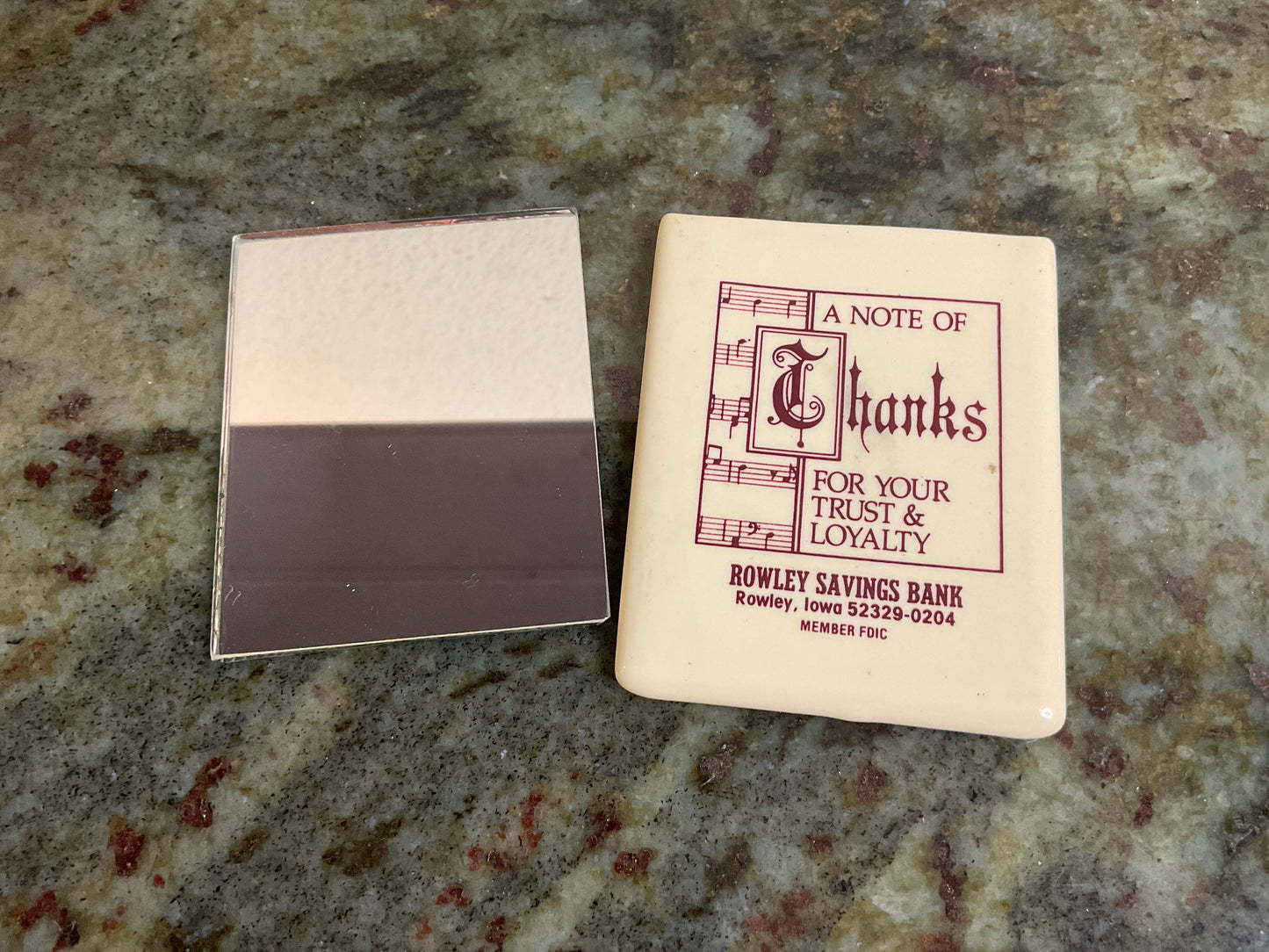 Rowley IA Savings Bank Pocket Mirror