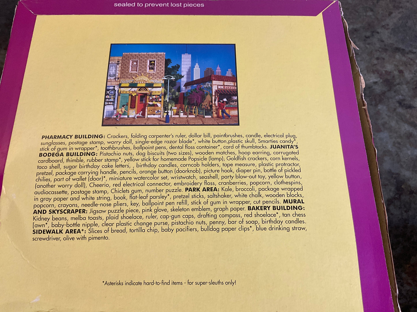 Can You Find? Main Street 1000 Piece Puzzle
