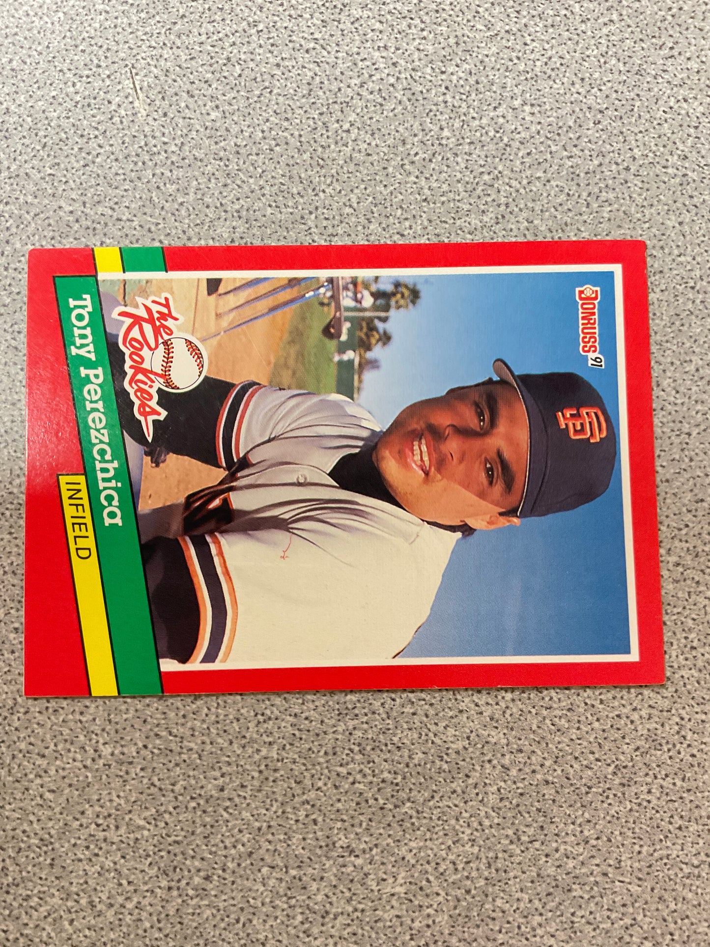 Baseball Card Tony Perezchica