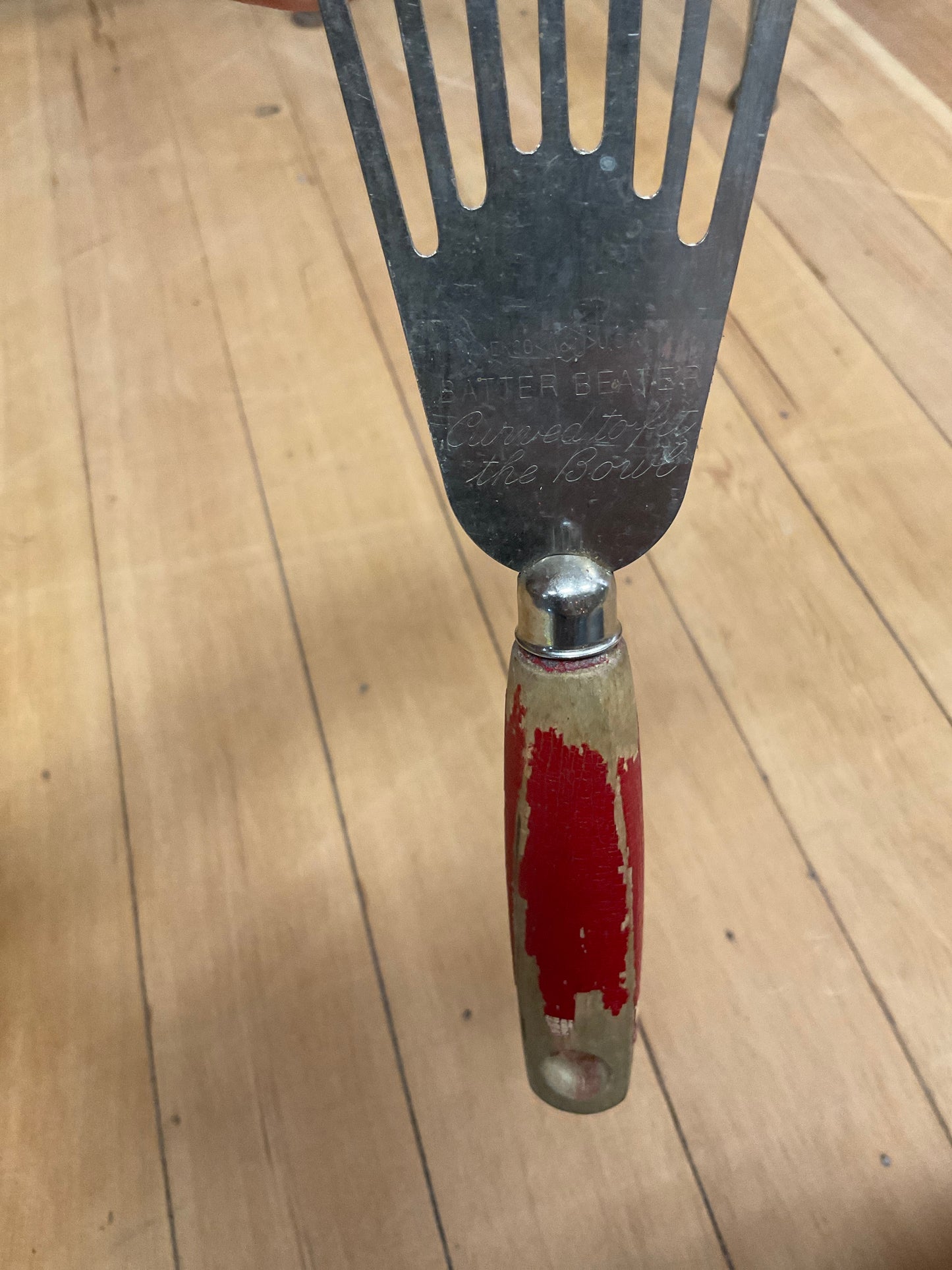 Vintage A&J Batter Beater Spatula