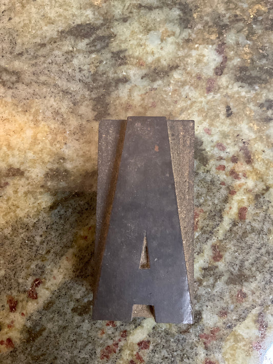 Printers Block Letter “A”
