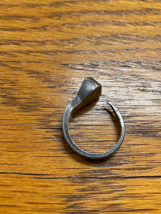 Prairie Diamond Horseshoe Nail Ring
