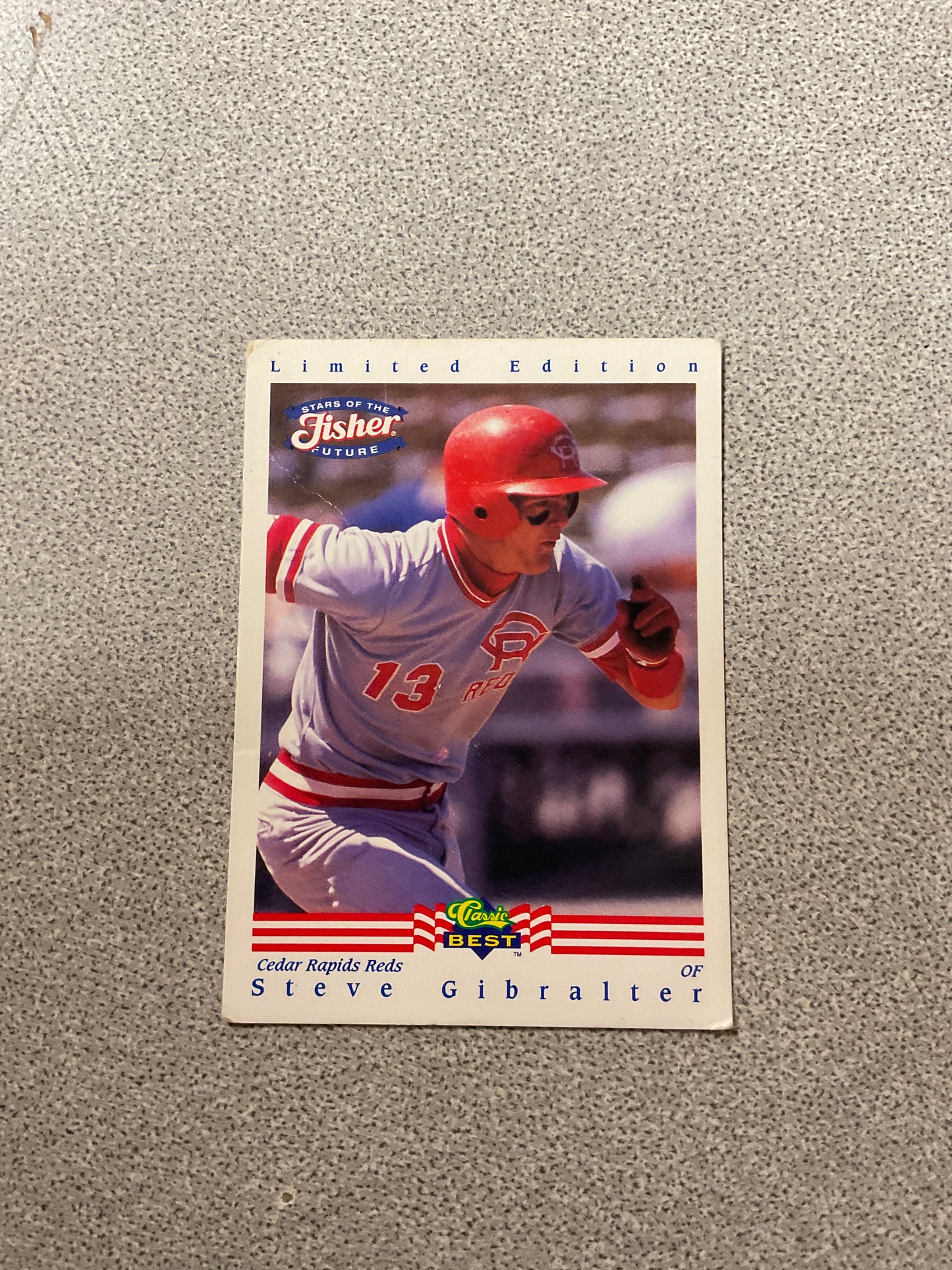 Baseball Card Steve Gibralter