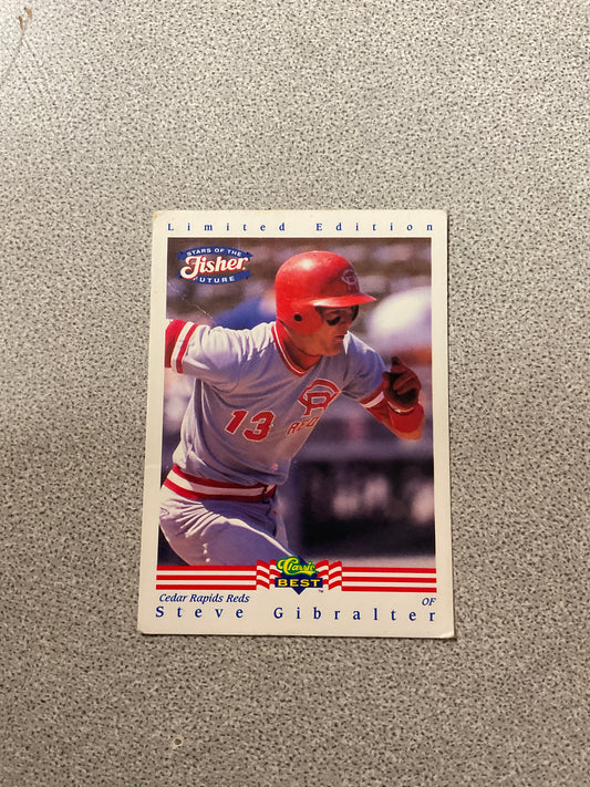 Baseball Card Steve Gibralter