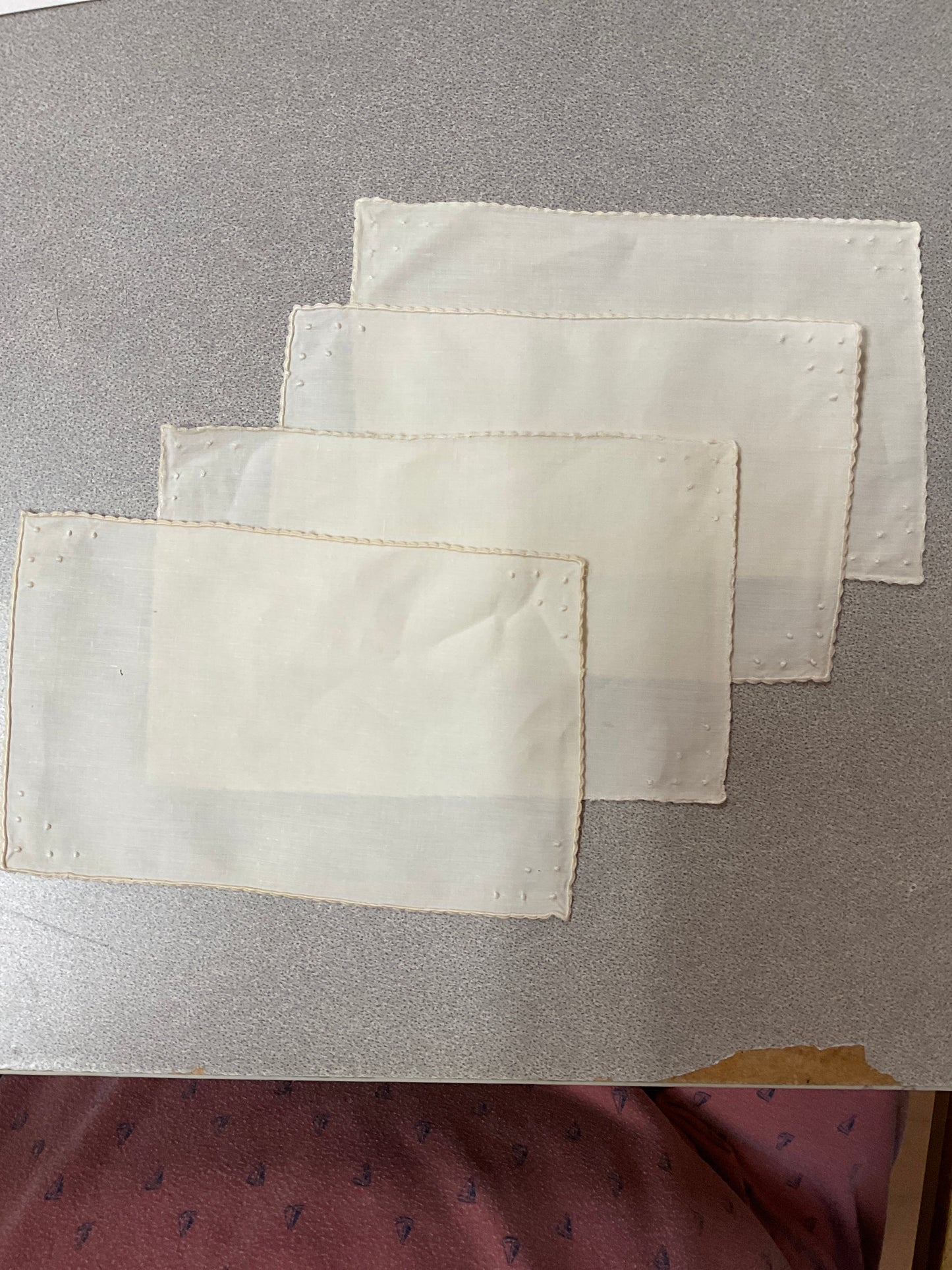 Vintage Cocktail Napkins Set of Four