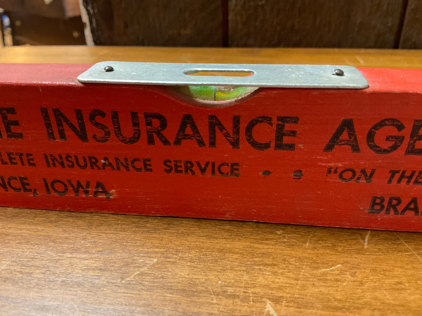 Lane Insurance Agency 12” Wood Level