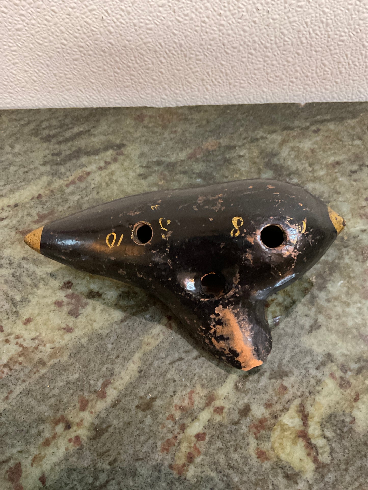 Vintage Ceramic Ocarina