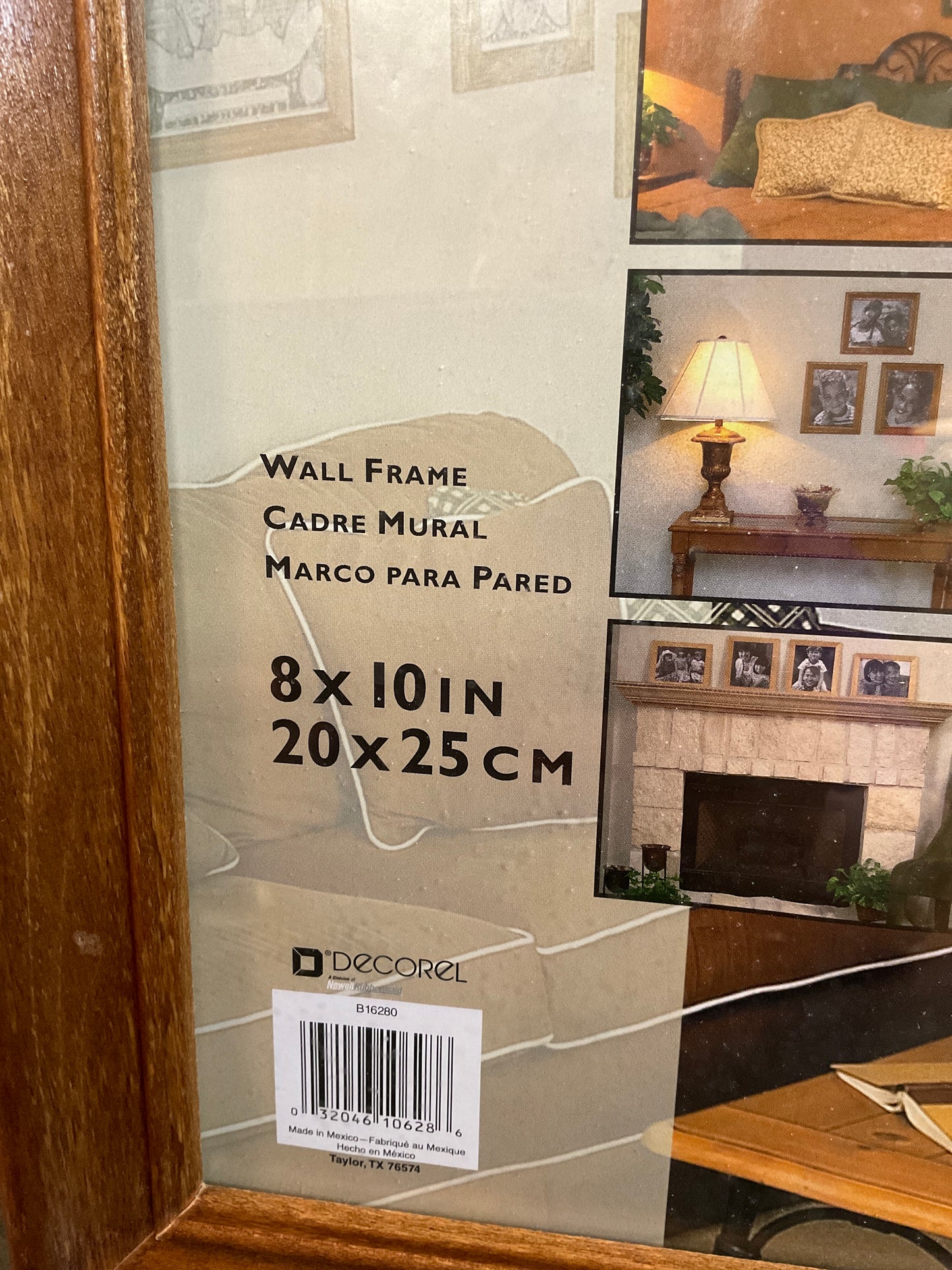 Wood Frame 8” x 10” Glass/Easel Back