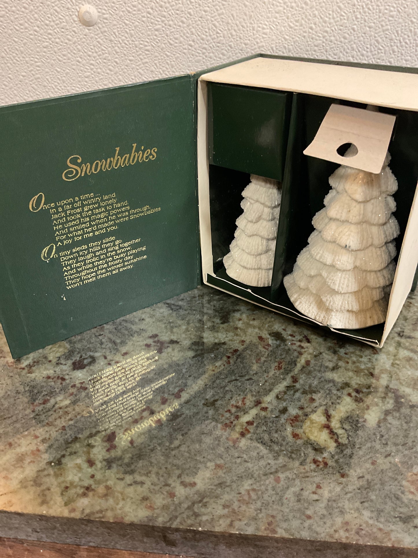 Snowbabies Trees Set of 2