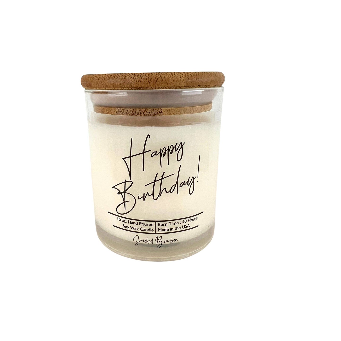 Happy Birthday Candle - Soy Wax Candles - Birthday Candles: Cucumber Melon